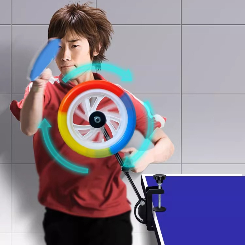 Table Tennis Player - Adjusting Table Tennis Loop Ball Trainer