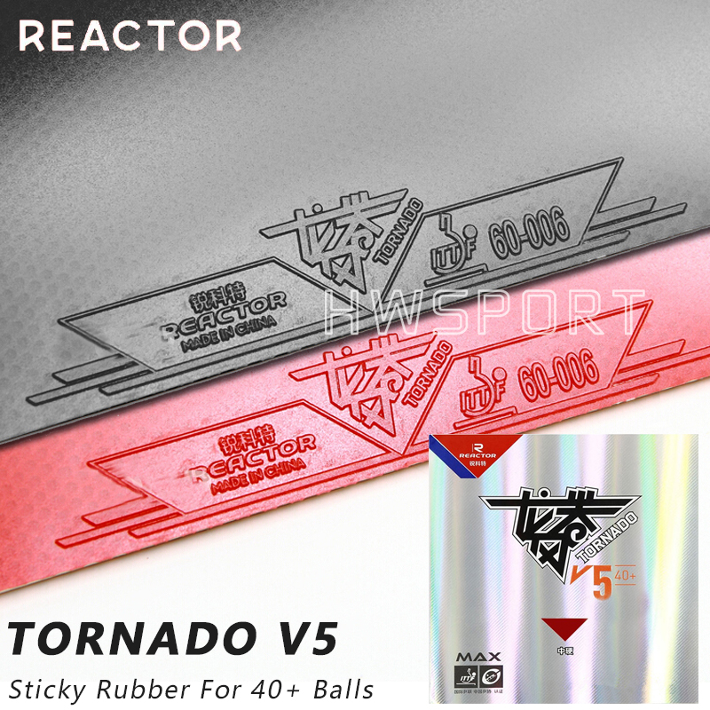 Table Tennis Club - REACTOR Tornada V5 Table Tennis Rubber