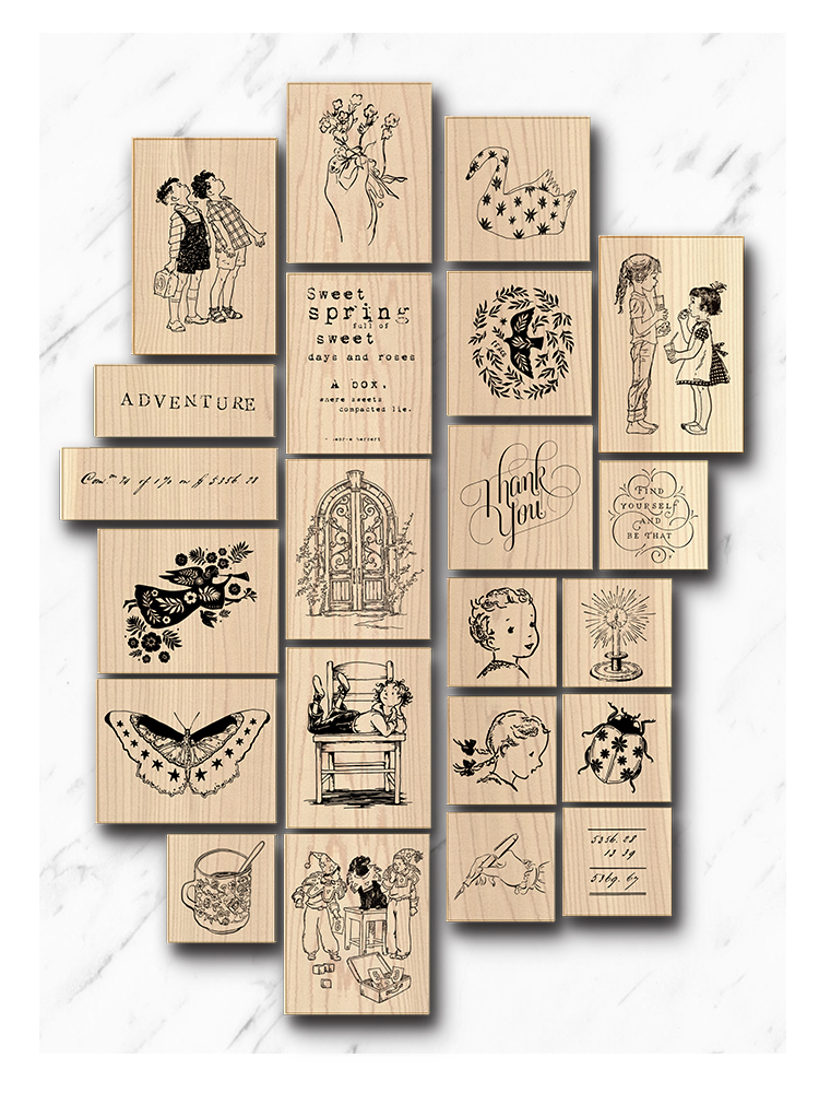 Butterfly Rubber Sheet - Retro Fairy Butterfly Boy Girl Words