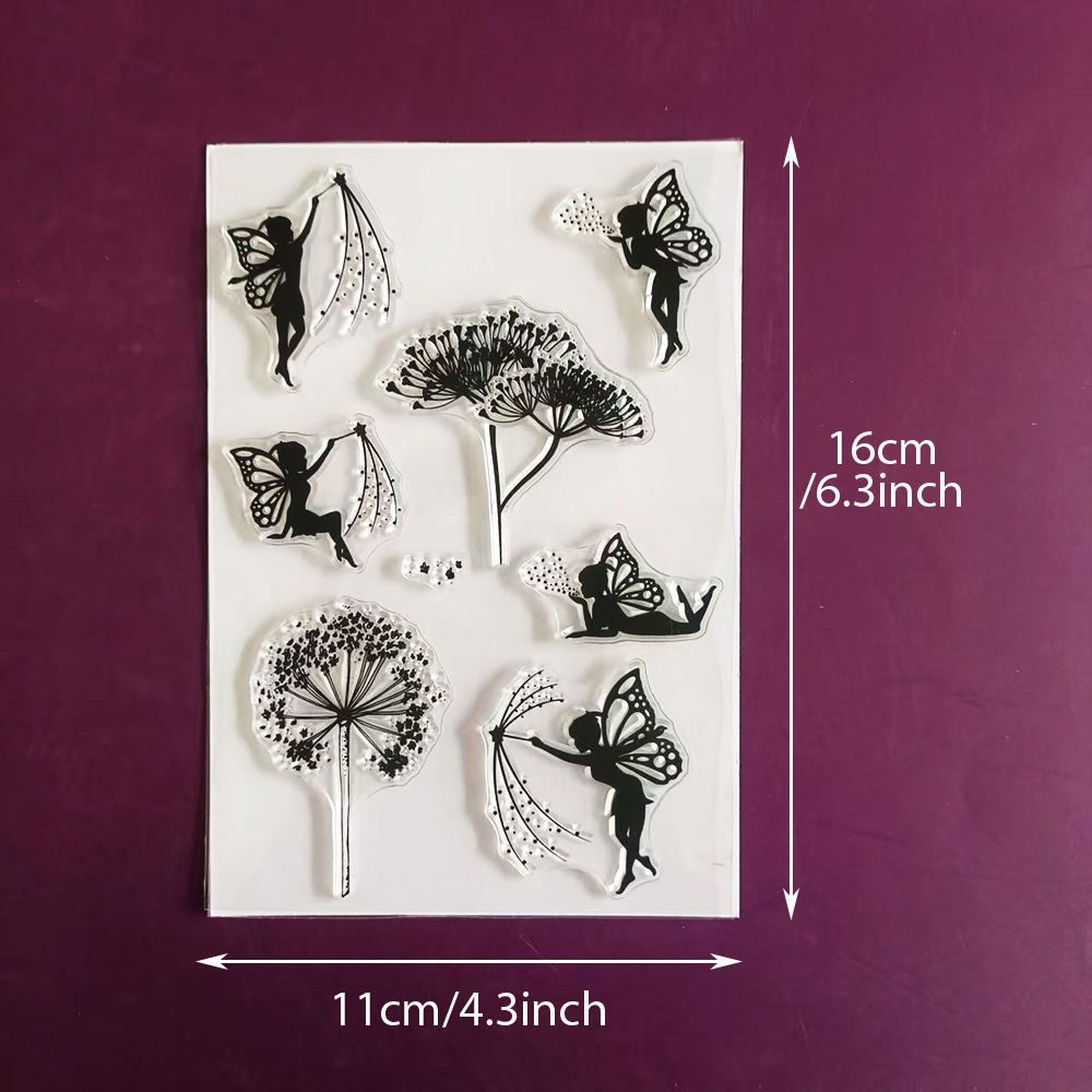 Elf, Flower, Grass & Butterfly – Butterfly Rubber Sheet Bewertung und Preis