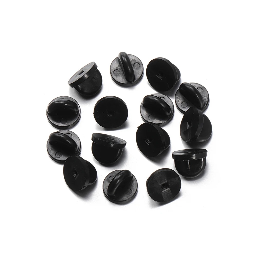 Black Rubber Brooch Pin Back S – Butterfly Rubber Sheet Bewertung und Preis