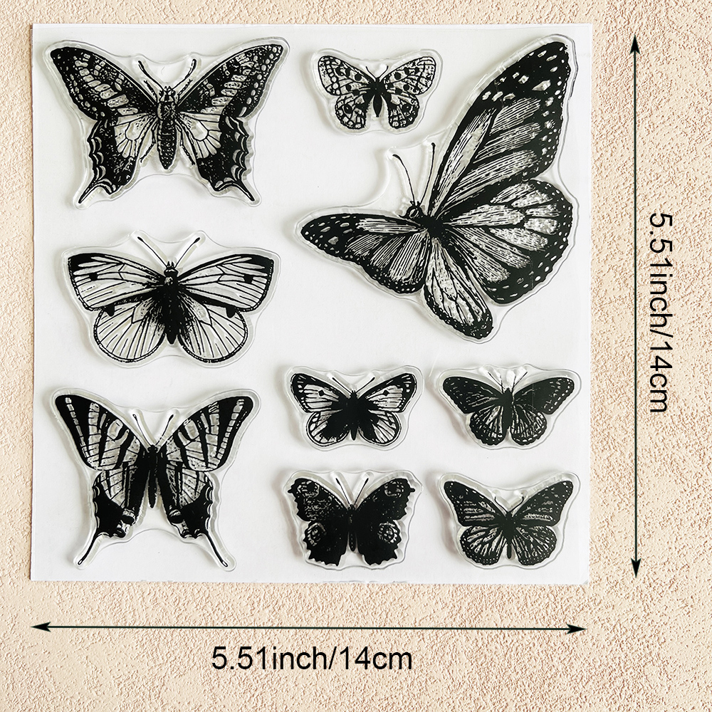 Dragonflies And Butterflies/Cl – Butterfly Rubber Sheet Bewertung und Preis