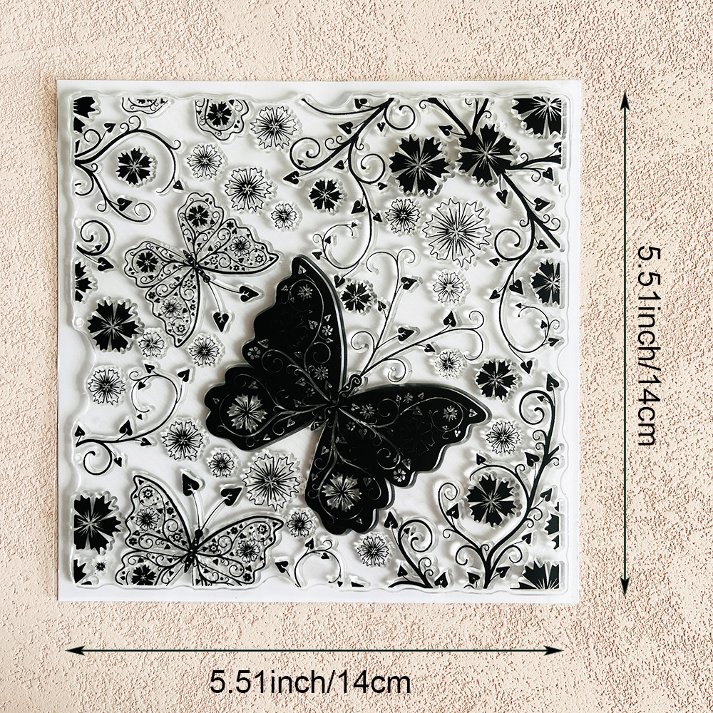 Dragonflies And Butterflies/Cl – Butterfly Rubber Sheet Bewertung und Preis