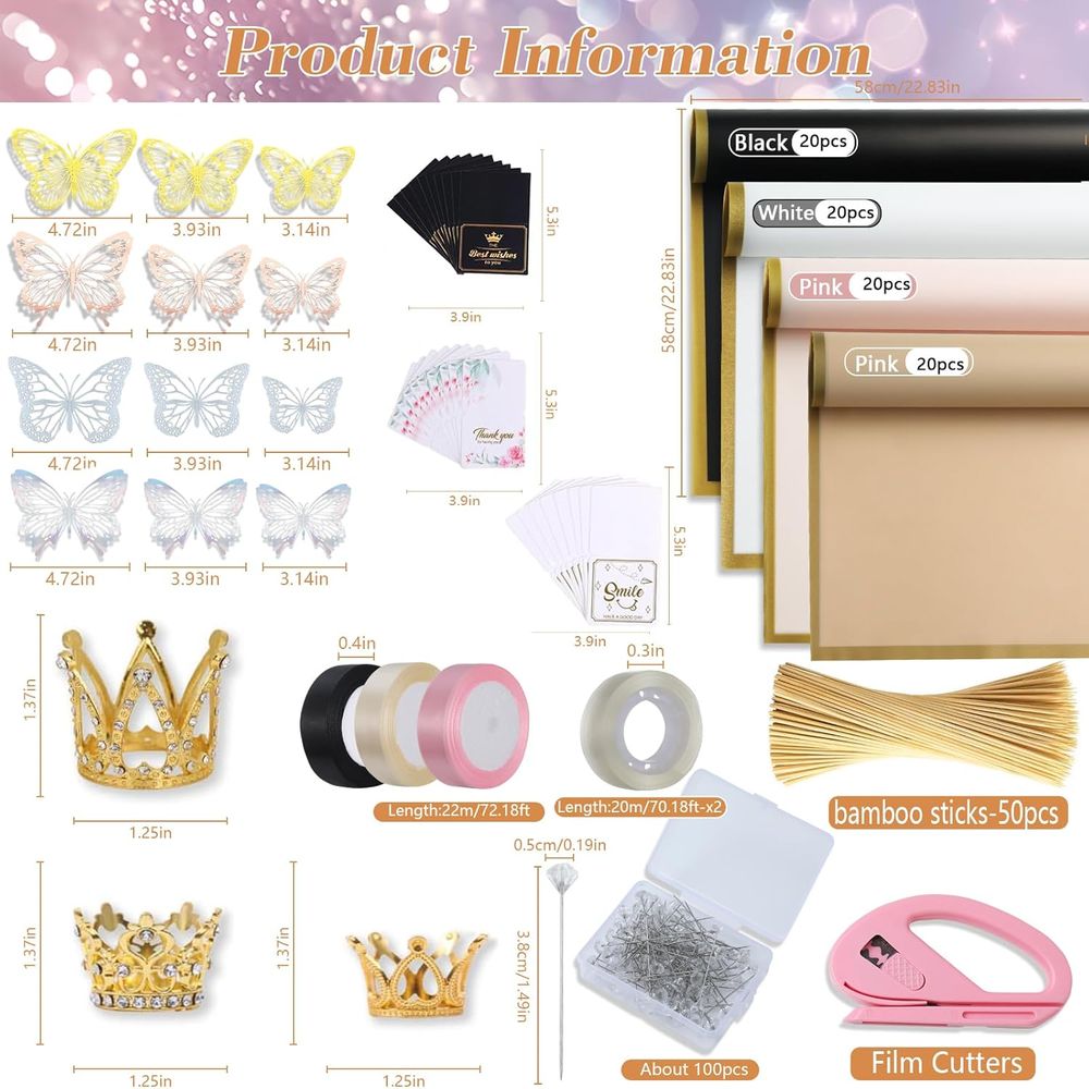 80-Sheet Waterproof Wrapping P – Butterfly Rubber Sheet Bewertung und Preis