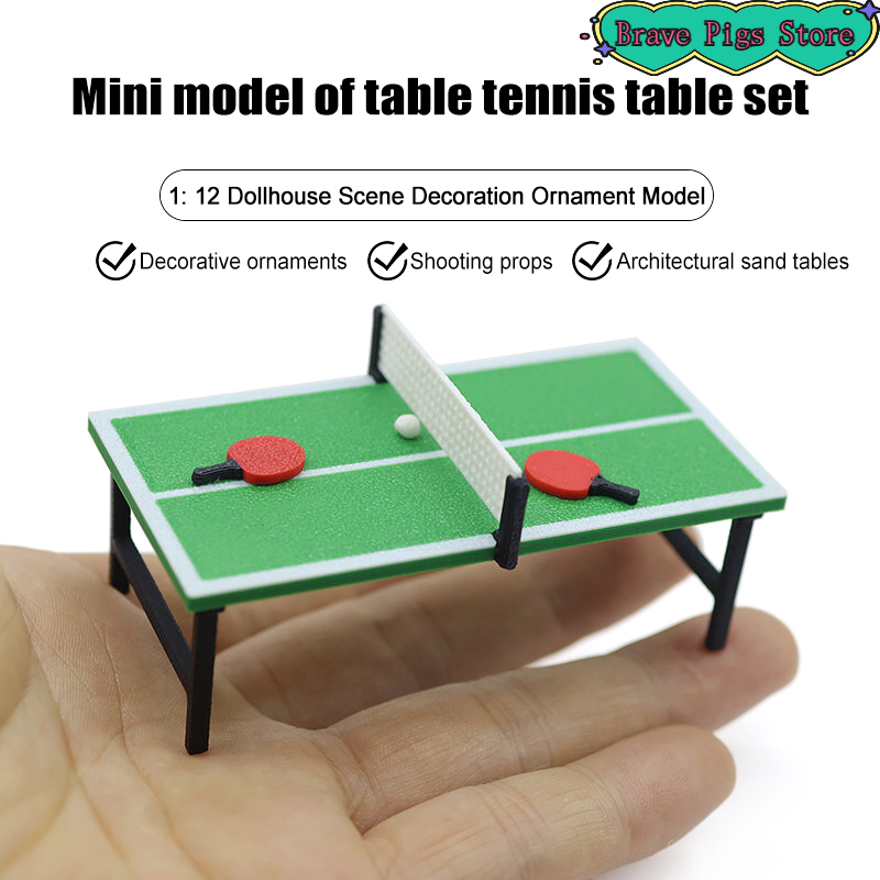 1:12 Miniature Table Tennis Ra – Table Tennis Market Bewertung und Preis