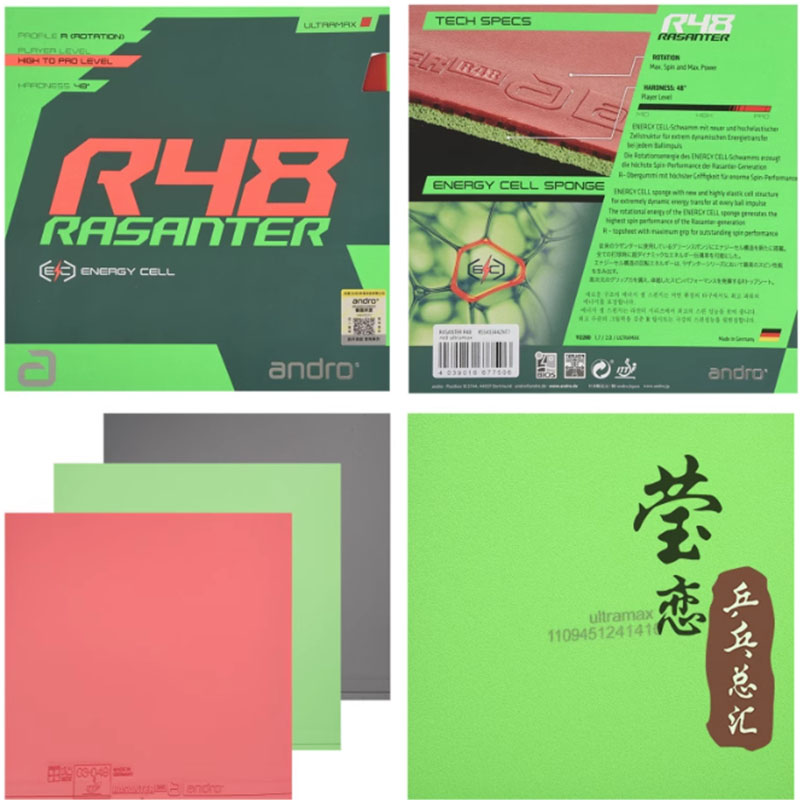 Andro Rasanter R45 47 50 C45 4 – Table Tennis Bat Bewertung und Preis