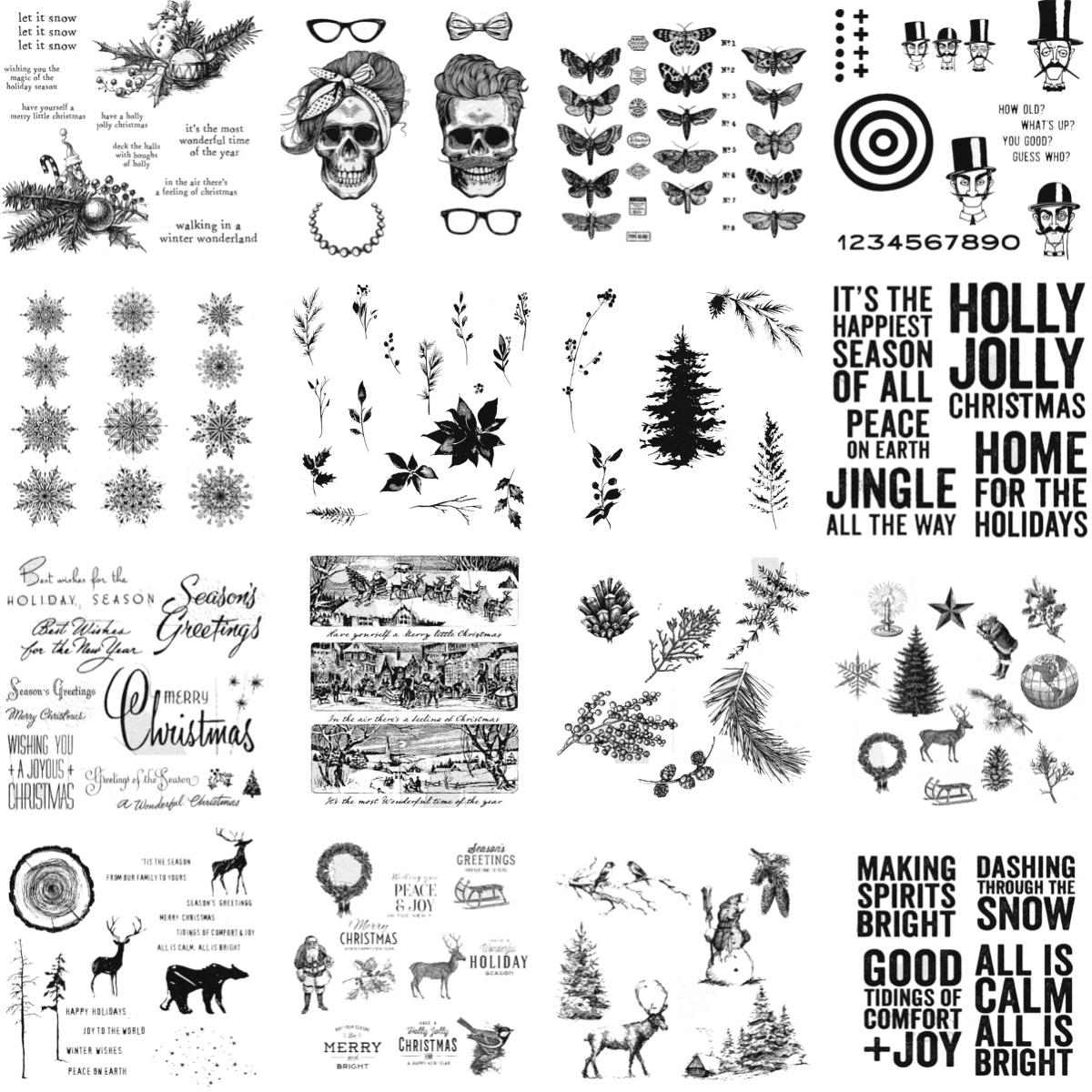 Butterfly and Elk Stamps for S – Butterfly Rubber Sheet Bewertung und Preis