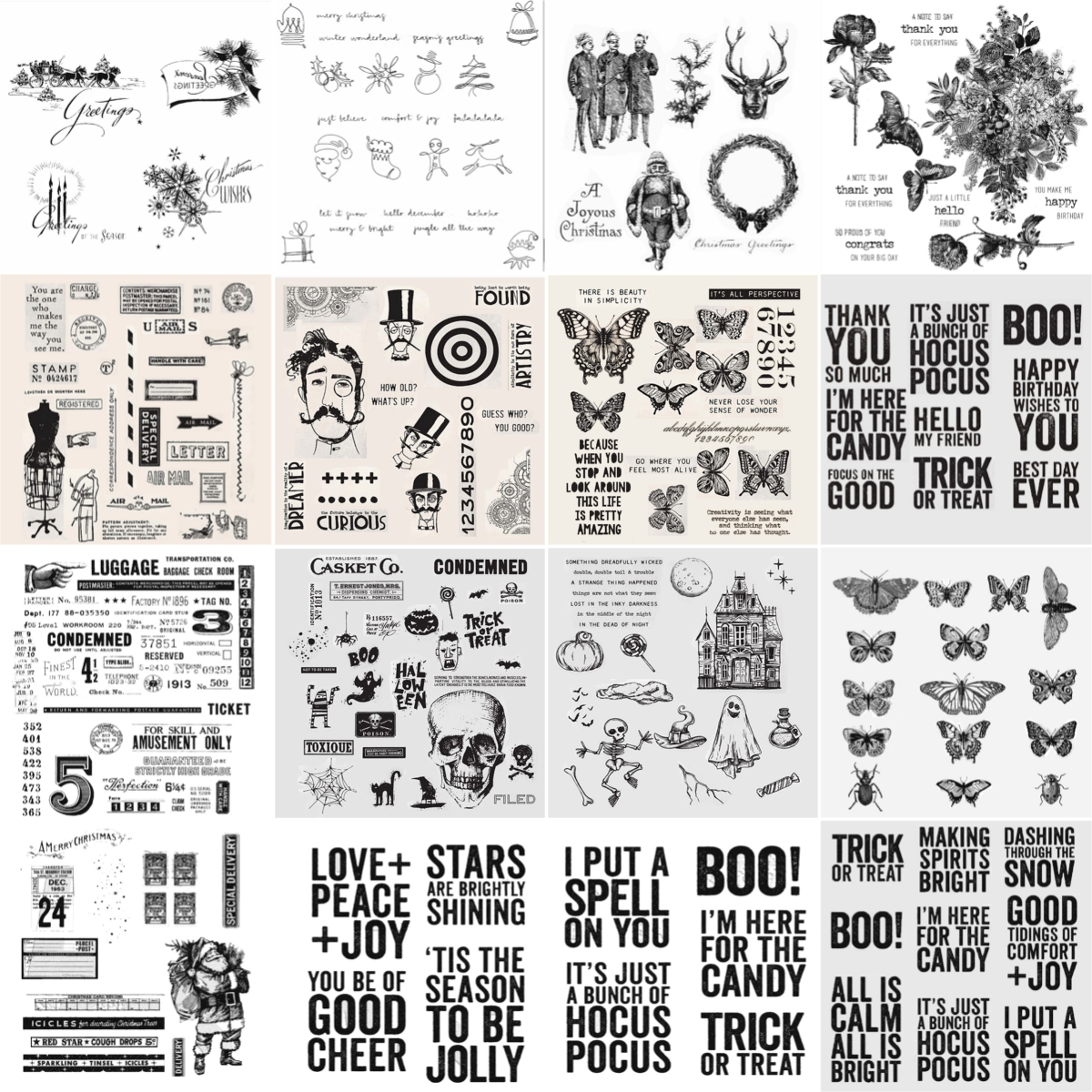 Butterfly and Elk Stamps for S – Butterfly Rubber Sheet Bewertung und Preis