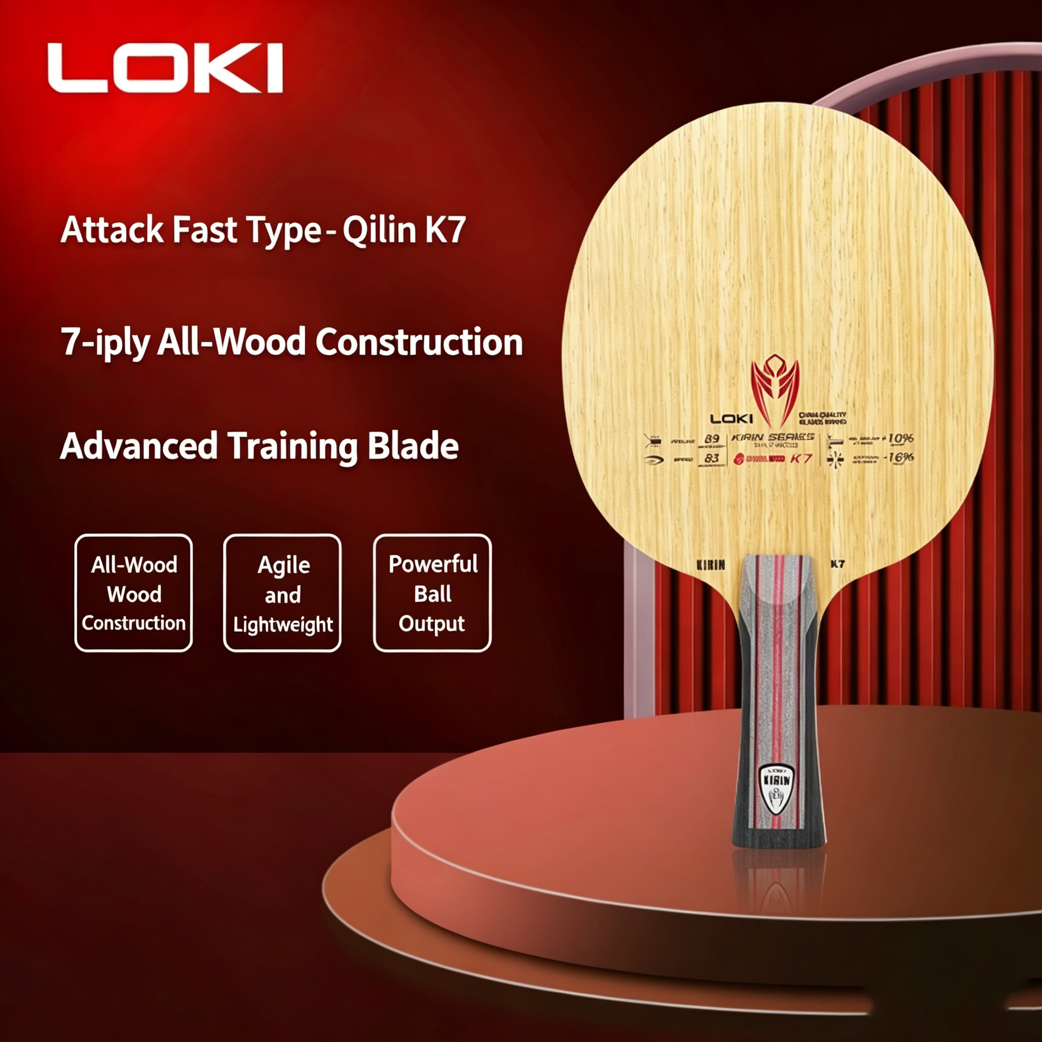 LOKI KIRIN Series Table Tennis – Table Tennis Player Bewertung und Preis